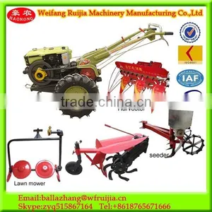 Weifang Two Wheel Tractor Low Price for Sale,farm Hand Tractor 12Hp Diesel Engine With Lawn Mower Implement thumbnail-2