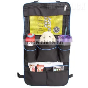 Auto Seat Back Protector Storage Bag Car Storage Organizer Car Back Seat Organizer thumbnail-1