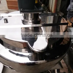 High Quality Cooking Pot Steam Jacketed Kettle,Porridge Cooking Pot Mixing Machine thumbnail-4
