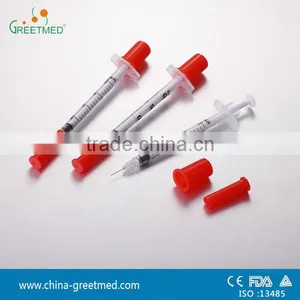 China Disposable Orange Cap Insulin Syringe thumbnail-2