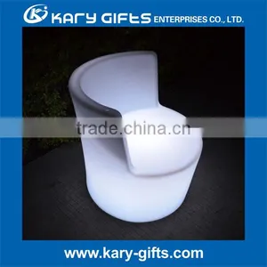 Modern Used Rechargeable pe Plastic Material Led Bar Stool Bar Chair thumbnail-1