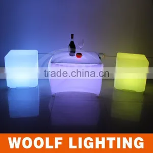 Fashionable Design Nightclub Cube LED Glowing Bar Coffee Table Domestic LED Dinner Table thumbnail-5