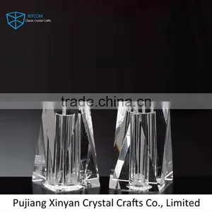 FACTORY DIRECTLY Excellent Quality Transparent Crystal Candle Holders Directly Sale thumbnail-1