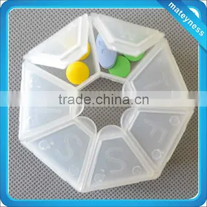 Weekly 7 Days Pill Box With Braille Mark thumbnail-1