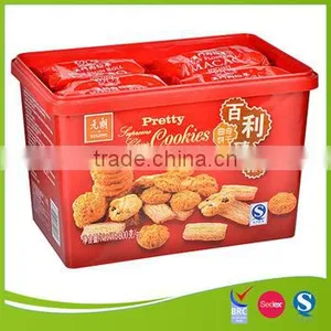 IML Cookies Plastic Container With Rectangular Shape thumbnail-1