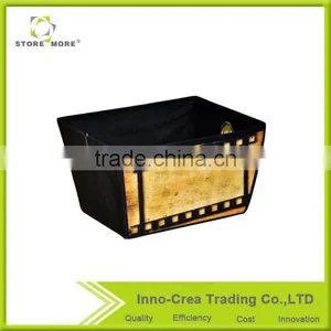 Hot Selling Front PP Printing Non Woven Folding Fabric Storage Box thumbnail-1