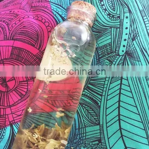 New Shape Juice Glass Bottle With Cork Lid Special Shape Glass Bottle Square Glass Bottle With Cork thumbnail-3