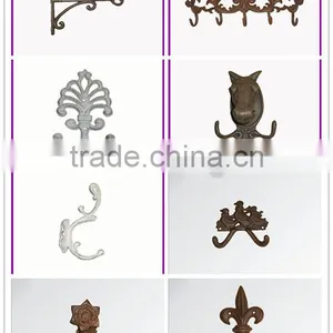Antique Cast Iron Decorative Hat Hooks Hat / Coat Hook thumbnail-1