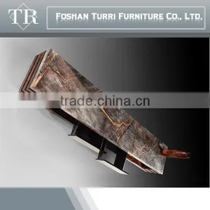 Modern Italian Nature Marble Top tv Cabinet With Drawer for Living Room thumbnail-3