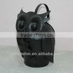 Garden Metal Owl Watering Can thumbnail-1