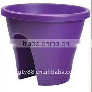 Vacuum Forming Fence Small Plastic Flower Pots Customized Flowerpot on the Wall thumbnail-1