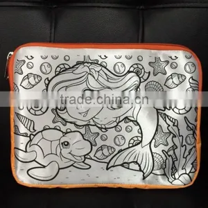 Animation Style DIY Schoolbag Graffiti Bag Children Shoulder Bags thumbnail-1