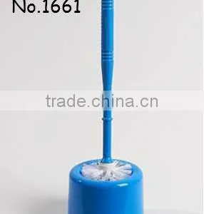 New Design Toilet Brush Plastic Cleaning Brush Sets With Holder and Hook thumbnail-4
