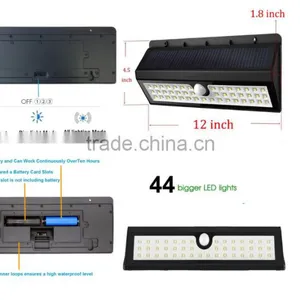 44 LED Outdoor Wireless Solar Energy Powered Solar Street Light Ponds Decor Accent Lighting With Three Modes thumbnail-5