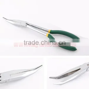 11" 280mm Auto Pliers Carry Pouch Auto Pliers Long Reach 45-Degree Bent Long Nose Pliers thumbnail-3