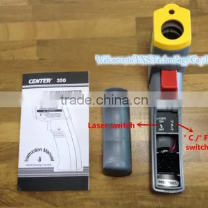 CENTER-350 Infrared Thermometer Industrial Electronics Induction Laser Temperature Gun Point Thermometer thumbnail-3