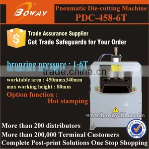 PDC-458-6T Pneumatic Paper PVC Die Cutting Machine thumbnail-1