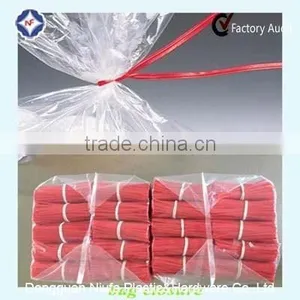 Factory Price Plastic Single Metal Twist Tie for Plastic Bag Packing thumbnail-2