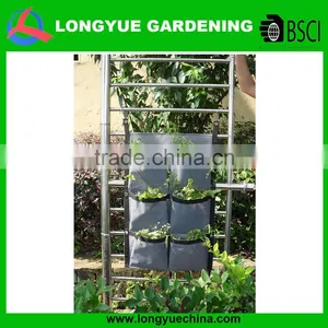 6-pocket Hanging Garden Planter Felt Bags Grow Bags thumbnail-1