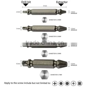 2016 Speed Out 4pcs Screw Remover for Stripped Screw Easy Out Screw Extactor thumbnail-3