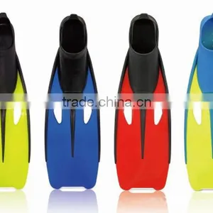 Long Fins Rubber Swimming Fins Diving Snorkel Fins thumbnail-1