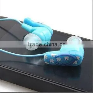Zipper Earphone Slippers Earphone 3.5MM BASS MP4 MP3 Headphone Earphone thumbnail-1