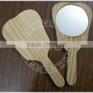 Wooden Frame Hand Mirror for Dental Patients thumbnail-1