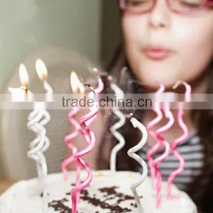 2015 Factory Wholesale Birthday Candles Birthday Cake Candles Spiral Candles thumbnail-4