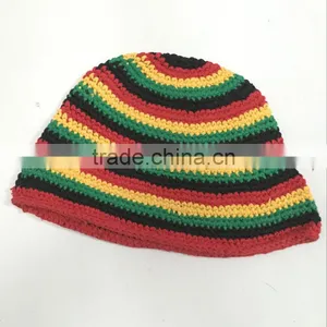 Hand Knit Custom Hat Printed Colorful Winter Knitted Hat thumbnail-3