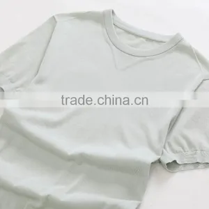 Custom 100% Fine Cotton White Plain t Shirt thumbnail-3