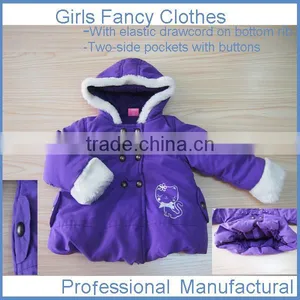 High Quality Children Fancy Winter Coat for Wholesale thumbnail-4