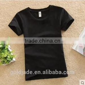 Customized Manufactorying Plain Ladies Short-sleeve T Shirt thumbnail-5