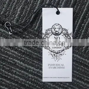 2017 Custom High Quality Off-set Printing Hang Tags With Strings thumbnail-1
