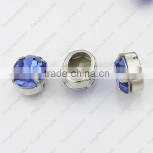 China Factory Price Decorative Lead Free Capri Blue Oval Crystal Rhinestone for Jewelry Accessories thumbnail-3