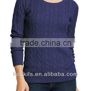 Women's Cable Boat-Neck Sweaters thumbnail-1