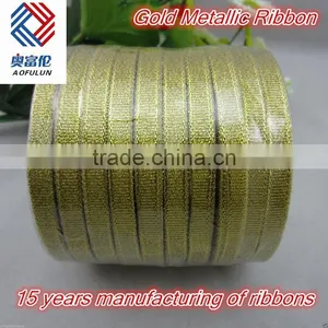 Gold Metallic Ribbon for Decoration thumbnail-3