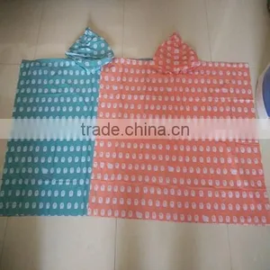 Food Grade EVA Poncho Raincoat With Hood and Sleeve thumbnail-3