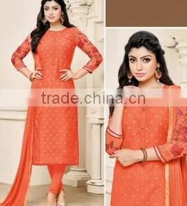 Salwar Kameez Glamour Style Readymade Embroidery Suits thumbnail-1