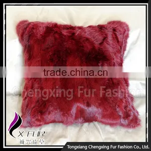 CX-D-17G Excellent Types Of Rabbit Fur Pillow Cases thumbnail-2