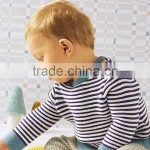 High Quality Stripe Baby Sweater ,baby Knitwear,baby Sweater Design,baby Toddler Sweater(BKNB02) thumbnail-3