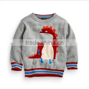 Clothing For The Children Spring Baby Boys Sweater Pullovers Dinosaur Boys Casual Pullovers thumbnail-1