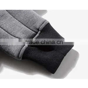 New Fashion Fitness Hoodies Men Blank O-Neck Sweatshirt Men Tracksuit Trend Sport Suits Classic Zip Mens Hoodies And Sweatshirts thumbnail-4