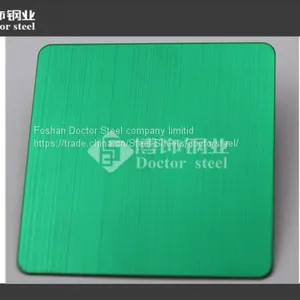 Foshan Supply Green Hairline Stainless Steel Sheet,color Decorative Stainless Steel thumbnail-1