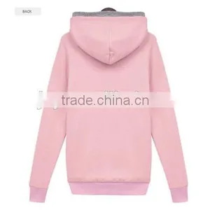 Women Winter Hoodies With Double Hood Pullover thumbnail-1