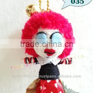 Handmade Keychains Keyrings Voodoo Doll String Accessories Bag Gifts thumbnail-1
