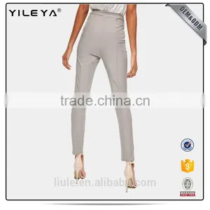 New Design Women Stylish Formal Slim Cigarette Linen Casual Pant Patterns thumbnail-2