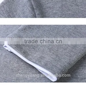 V Neck Long Sleeve Slim Fit Tee Shirt thumbnail-5