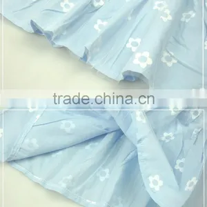100% Cotton Short Sleeve Summer Lace Flower Baby Dress thumbnail-6