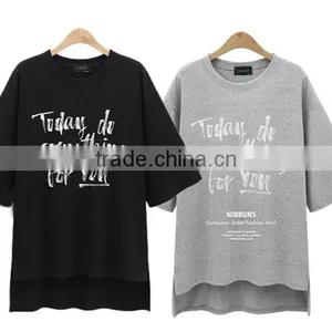 Europe and the United States Big Yards Loose Thin Half Sleeve Shirt Fat Younger Sister thumbnail-3