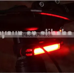 Waterproof Comet USB Rechargeable Bicycle Head Light High Brightness Red LED 100 Lumen Front / Rear Bike Safety Light Pack thumbnail-6
